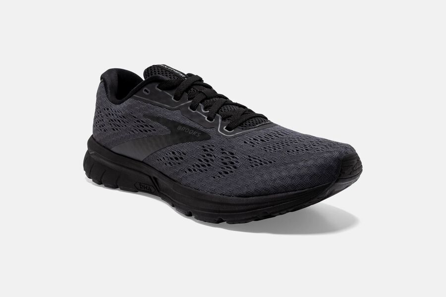 Anthem 3 Road Brooks Running Shoes NZ Mens - Black - FKGVWB-985